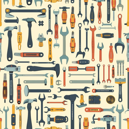 Wrench Works Pattern 10 Minky Fabric