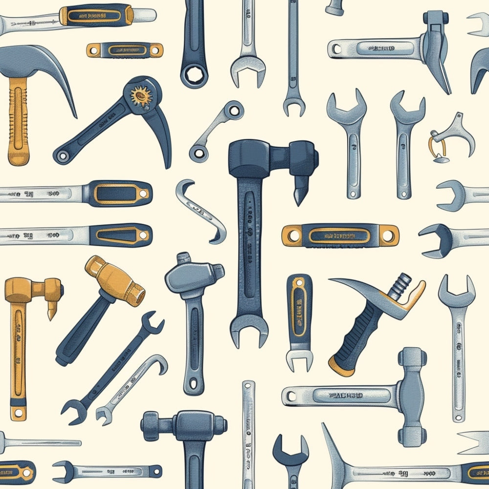 Wrench Works Pattern 12 Minky Fabric