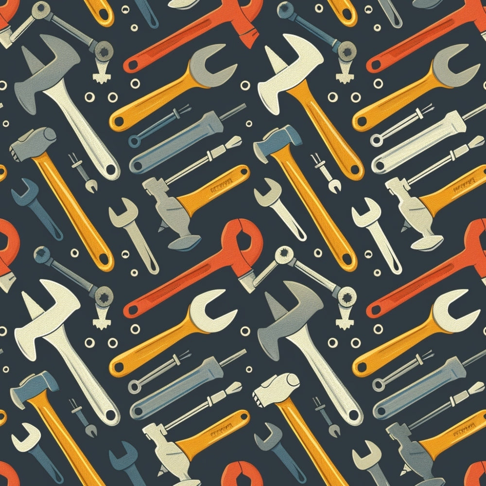 Wrench Works Pattern 14 Minky Fabric