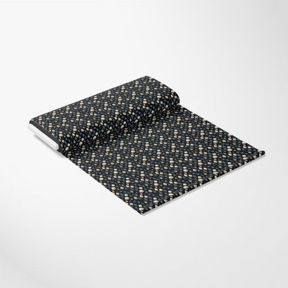 Navy and Cream Christmas Pattern 12 Quilting Cotton Fabric