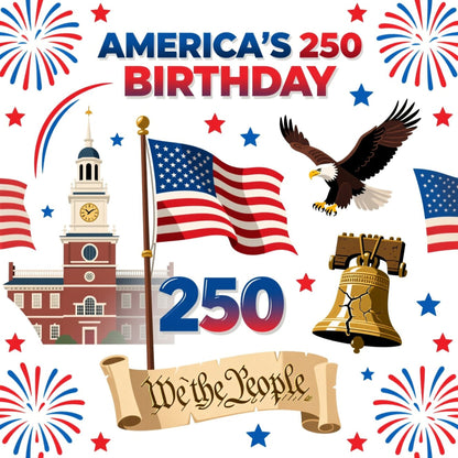 250th Anniversary Pattern 12 Quilting Cotton Fabric