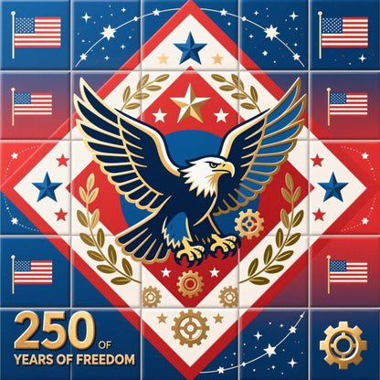 Gilded Liberty Pattern 18 Minky Fabric