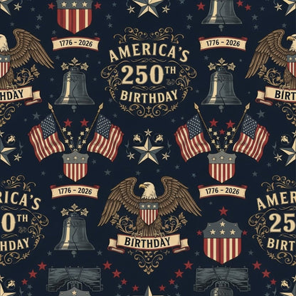 Gilded Liberty Pattern 21 Minky Fabric