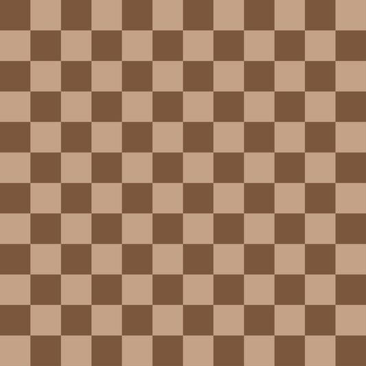 2 Color Checkered Pattern 1 Quilting Cotton Fabric
