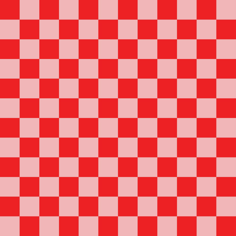 2 Color Checkered Pattern 2 Quilting Cotton Fabric