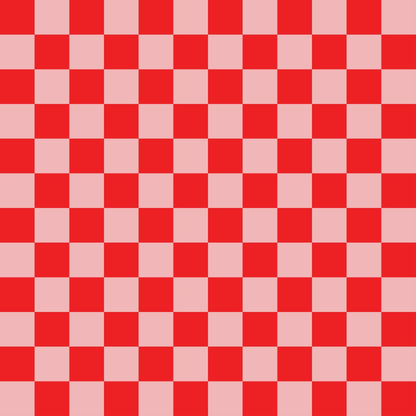 2 Color Checkered Pattern 2 Quilting Cotton Fabric