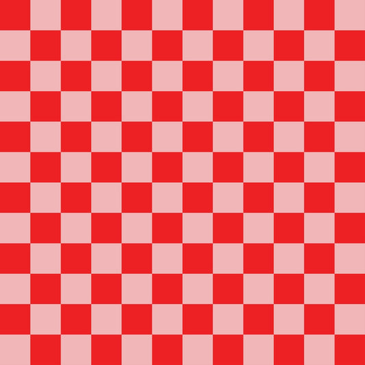 2 Color Checkered Pattern 2 Quilting Cotton Fabric