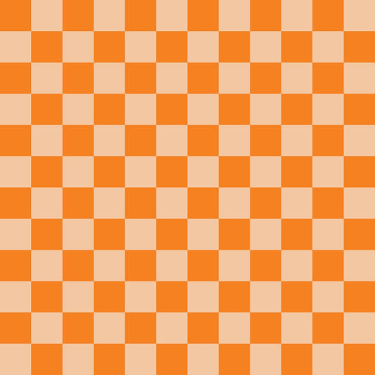 2 Color Checkered Pattern 3 Quilting Cotton Fabric
