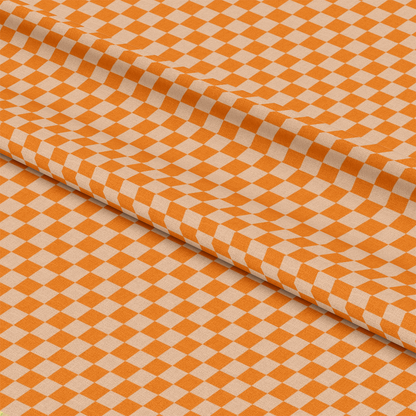2 Color Checkered Pattern 3 Quilting Cotton Fabric