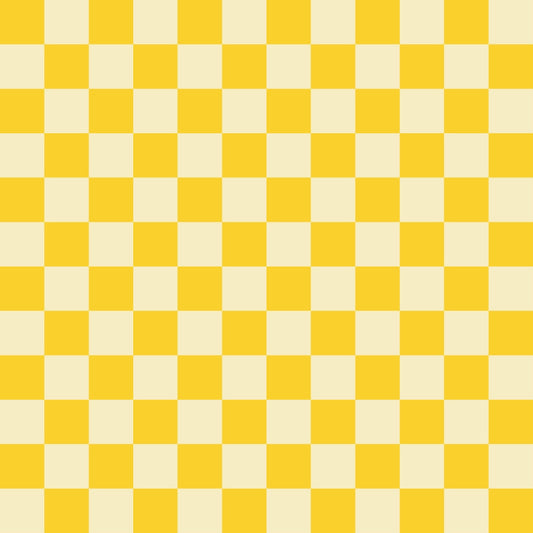 2 Color Checkered Pattern 4 Quilting Cotton Fabric