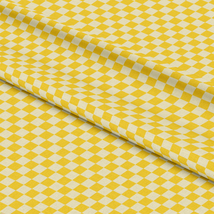 2 Color Checkered Pattern 4 Quilting Cotton Fabric
