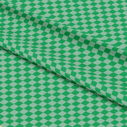 2 Color Checkered Pattern 5 Quilting Cotton Fabric