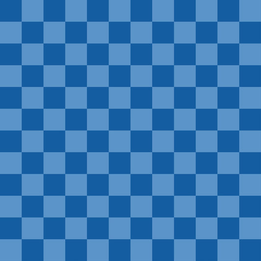 2 Color Checkered Pattern 6 Quilting Cotton Fabric