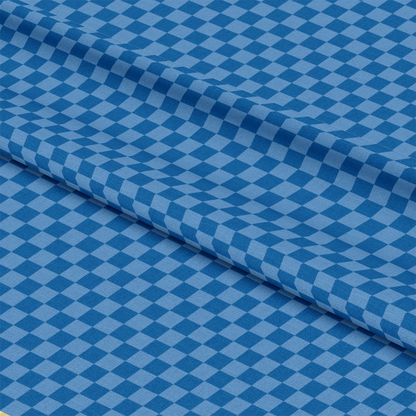 2 Color Checkered Pattern 6 Quilting Cotton Fabric