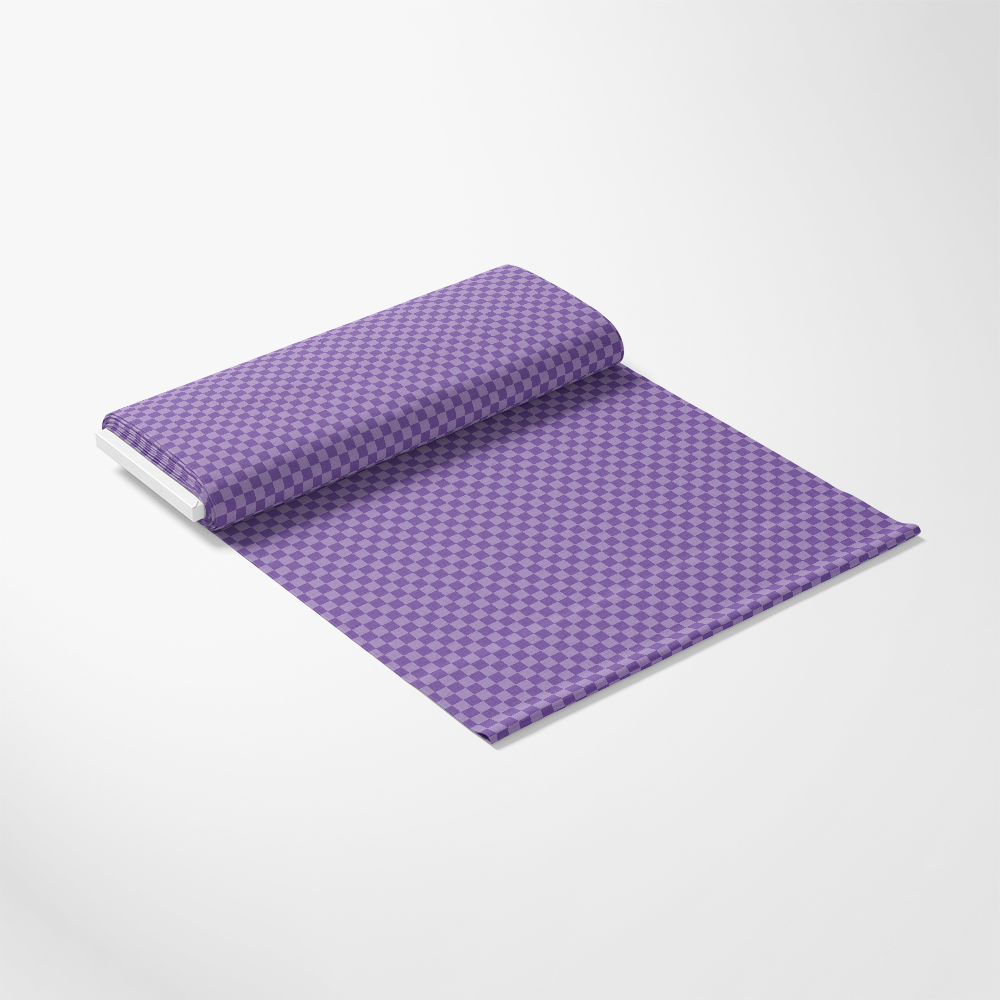 2 Color Checkered Pattern 7 Quilting Cotton Fabric