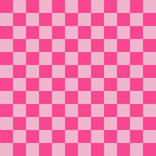 2 Color Checkered Pattern 8 Quilting Cotton Fabric