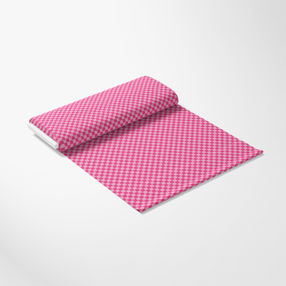 2 Color Checkered Pattern 8 Quilting Cotton Fabric