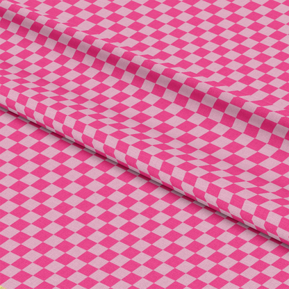 2 Color Checkered Pattern 8 Quilting Cotton Fabric