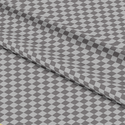 2 Color Checkered Pattern 9 Quilting Cotton Fabric