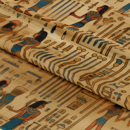 2D Ancient Egypt Pattern 84 Quilting Cotton Fabric