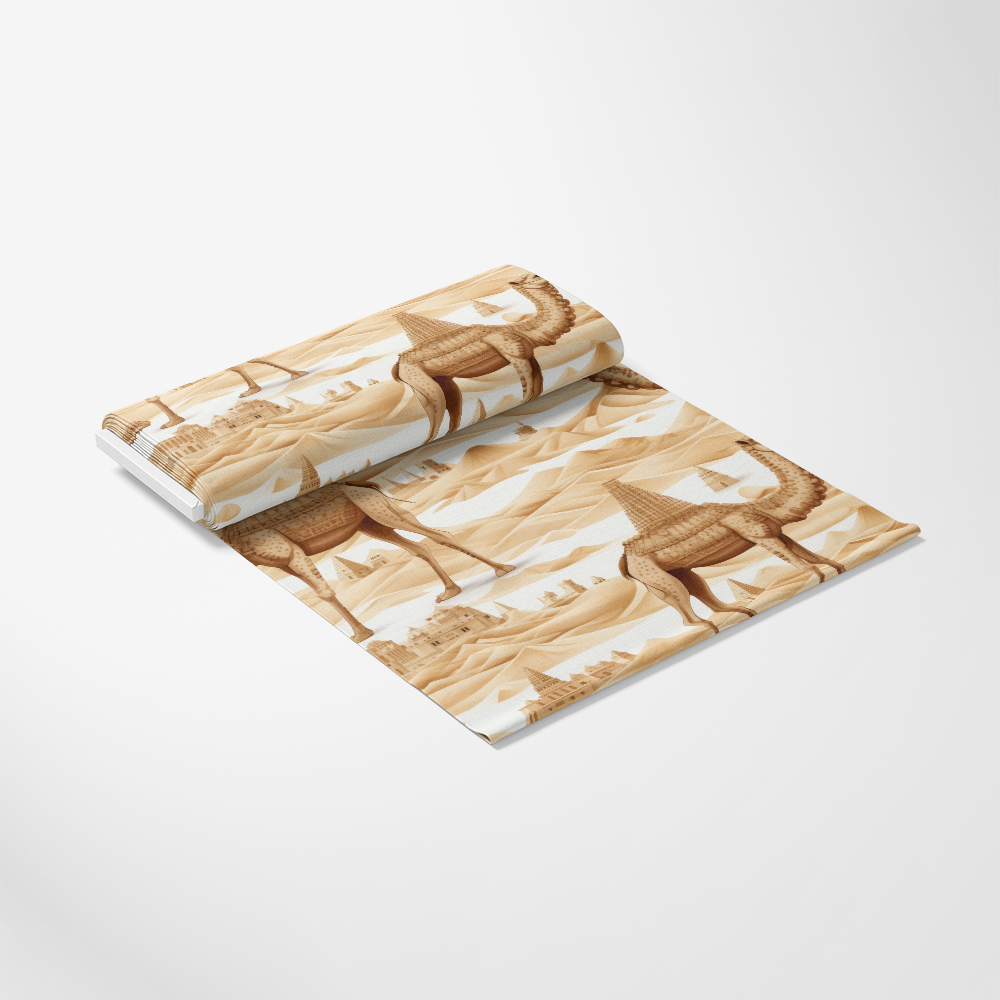 2D Ancient Egypt Pattern 9 Quilting Cotton Fabric