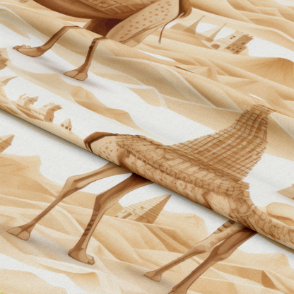 2D Ancient Egypt Pattern 9 Quilting Cotton Fabric