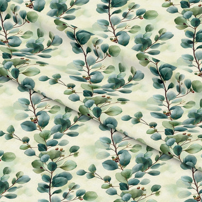 Winter Greenery Pattern 9 Quilting Cotton Fabric