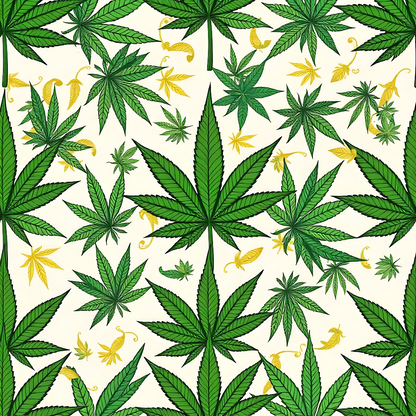 Herbal Haze Pattern 4 Minky Fabric
