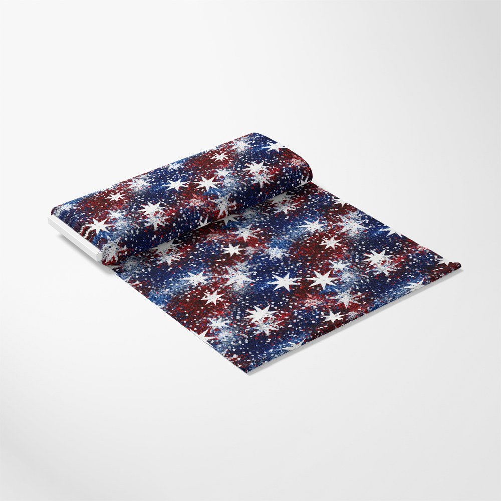 4th-of-July Glitter Pattern 12 Quilting Cotton Fabric