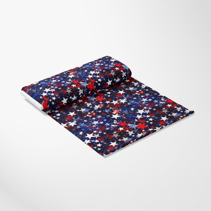 4th-of-July Glitter Pattern 2 Quilting Cotton Fabric