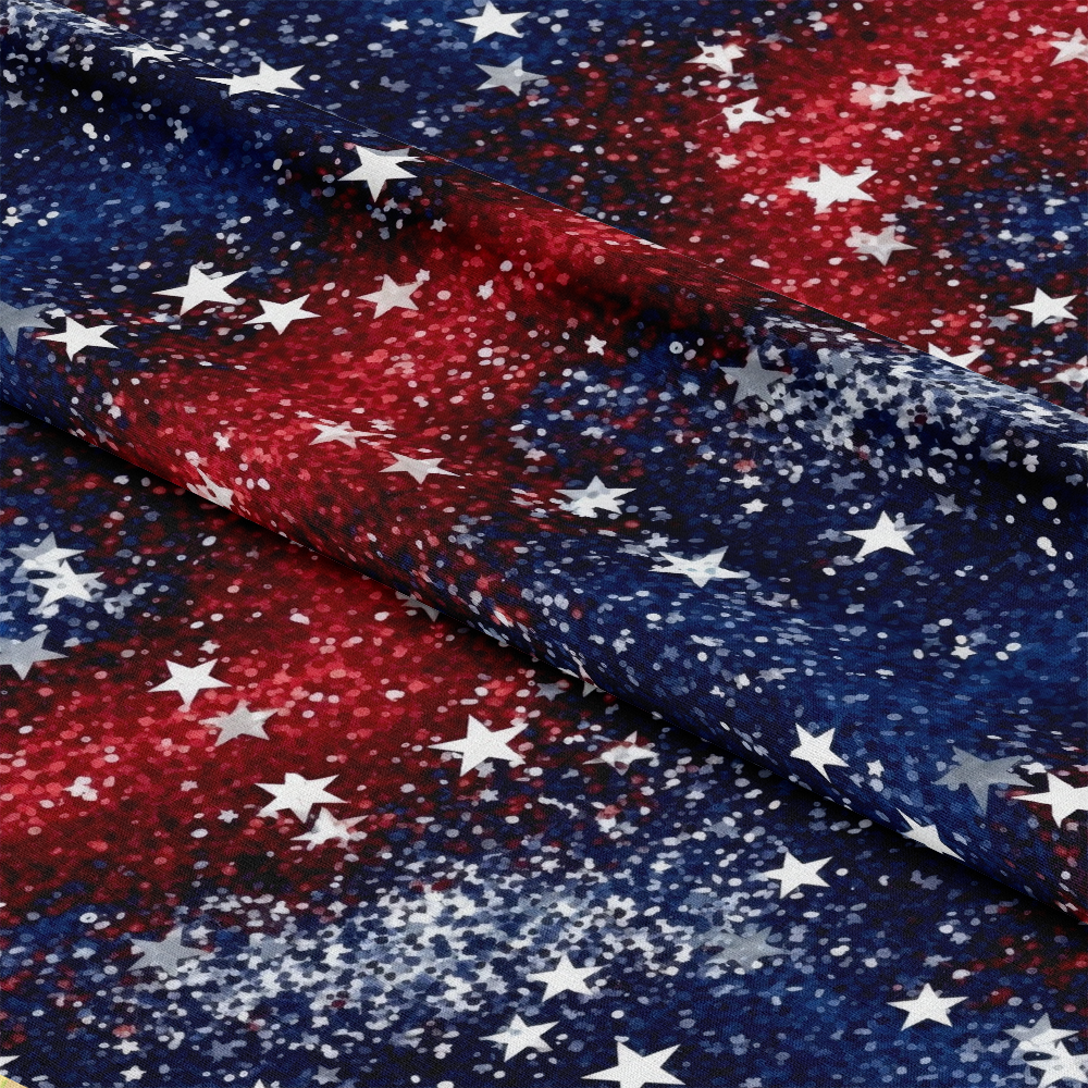 4th-of-July Glitter Pattern 4 Quilting Cotton Fabric