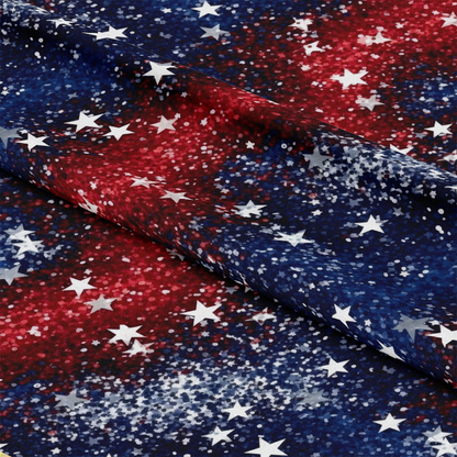 4th-of-July Glitter Pattern 4 Quilting Cotton Fabric