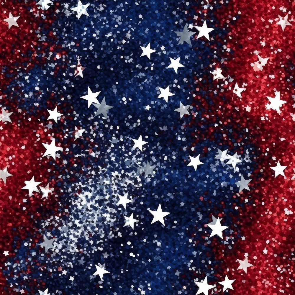 Star Spangled Confetti Pattern 4 Minky Fabric