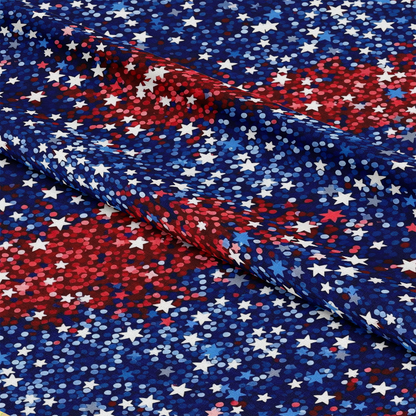 4th-of-July Glitter Pattern 7 Quilting Cotton Fabric
