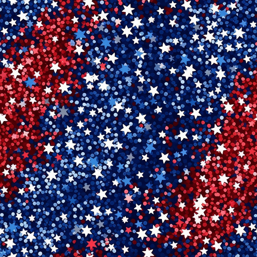 Star Spangled Confetti Pattern 7 Minky Fabric