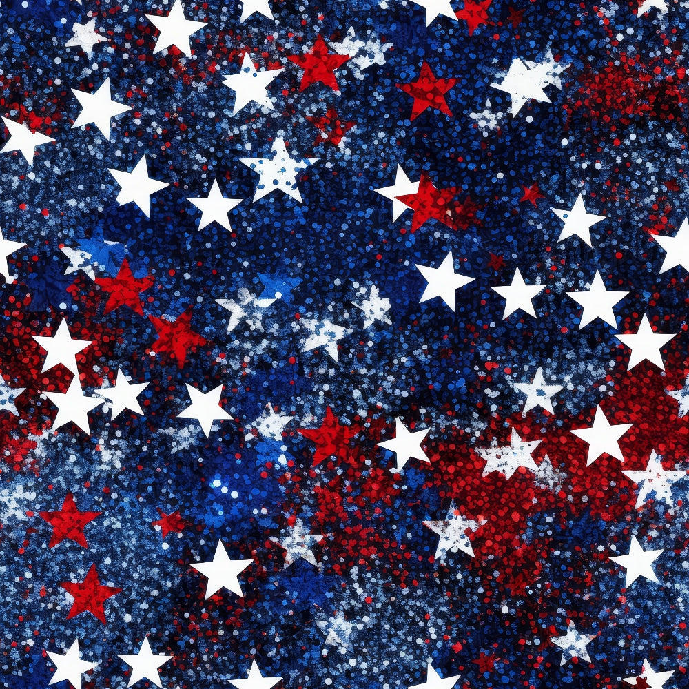 Star Spangled Confetti Pattern 9 Minky Fabric