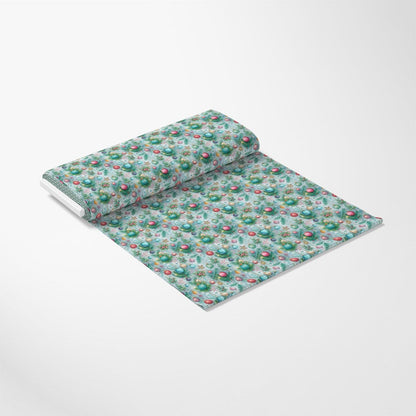 Pastel Christmas Time Pattern 2 Quilting Cotton Fabric