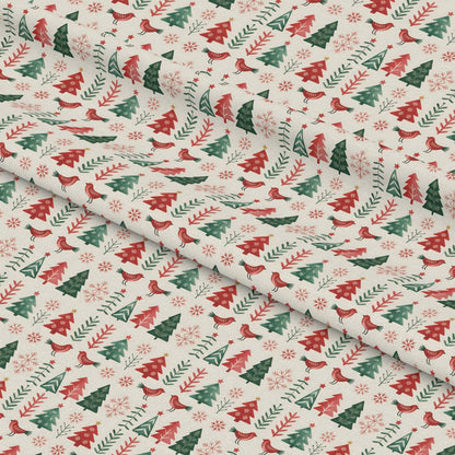 Scandinavian Folk Christmas Pattern 18 Quilting Cotton Fabric