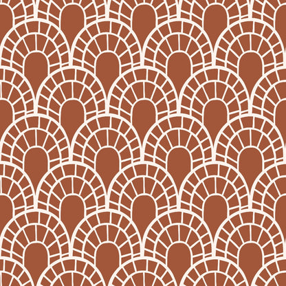 Terracotta Daydream Pattern 10 Minky Fabric