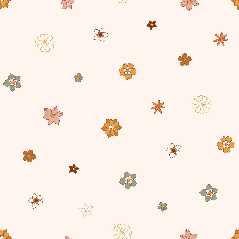 Terracotta Daydream Pattern 14 Minky Fabric