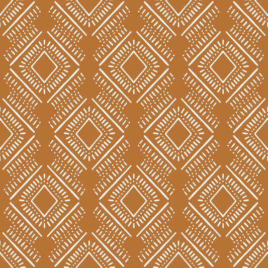 70s Groovy Boho Pattern 16 Quilting Cotton Fabric