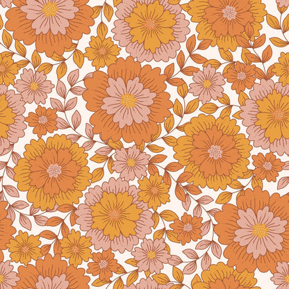Terracotta Daydream Pattern 5 Minky Fabric