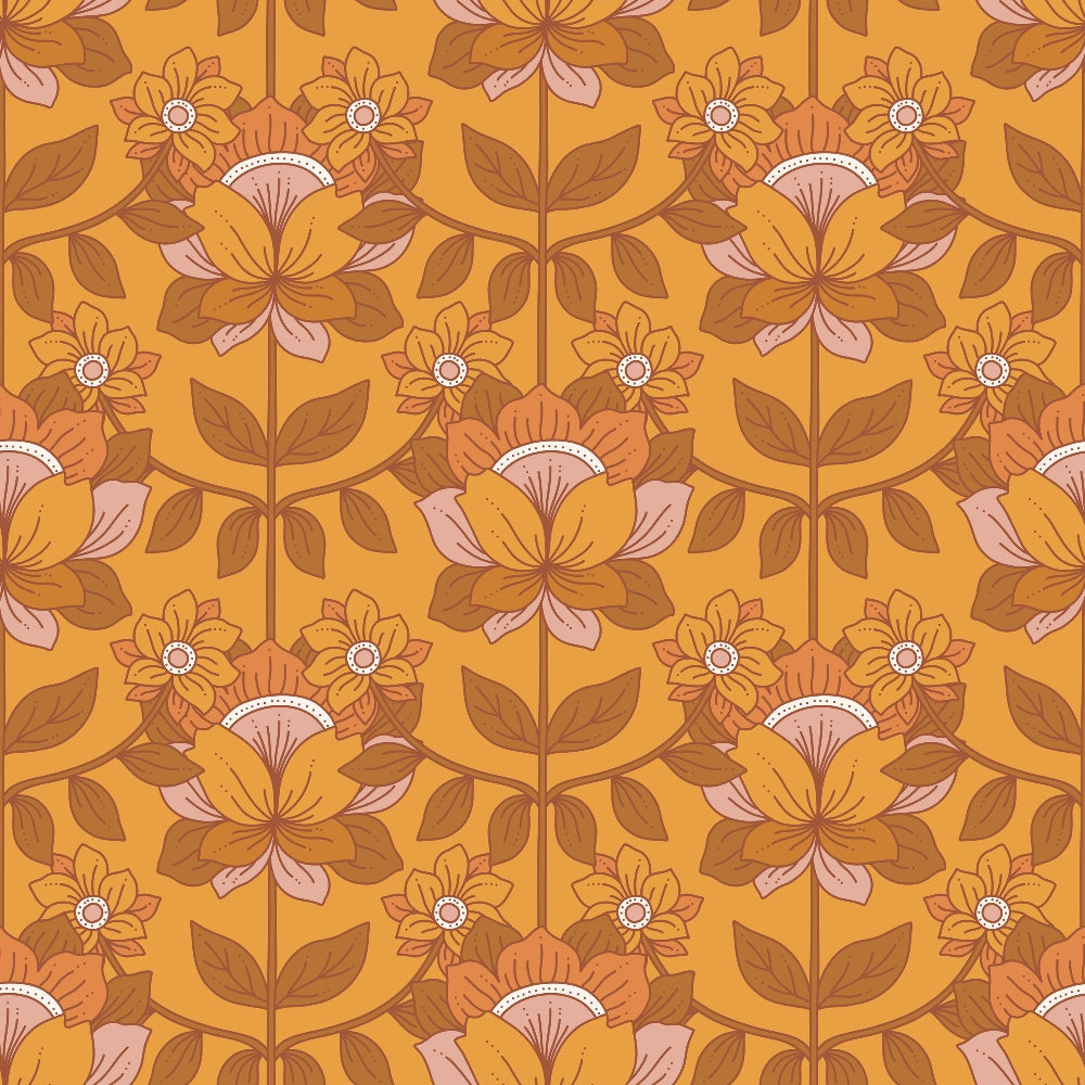 70s Groovy Boho Pattern 7 Quilting Cotton Fabric