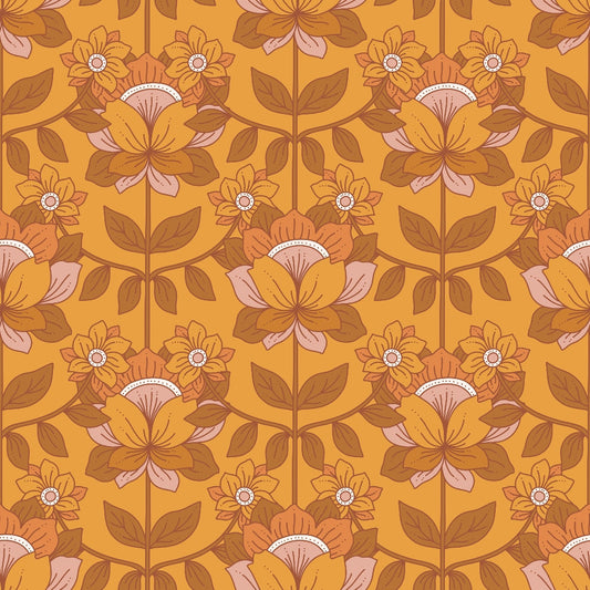 70s Groovy Boho Pattern 7 Quilting Cotton Fabric