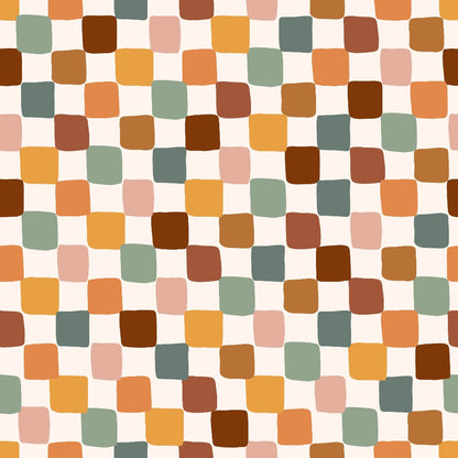 Terracotta Daydream Pattern 8 Minky Fabric