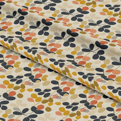 70s Retro Flowers Pattern 16 Quilting Cotton Fabric