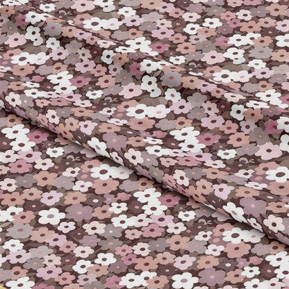 70s Retro Flowers Pattern 8 Quilting Cotton Fabric