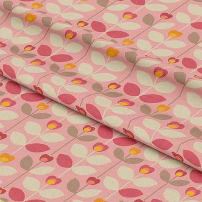 70s Retro Flowers Pattern 9 Quilting Cotton Fabric