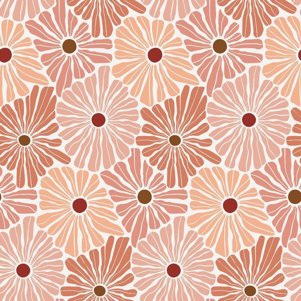 Retro Floral Pattern 1 Quilting Cotton Fabric