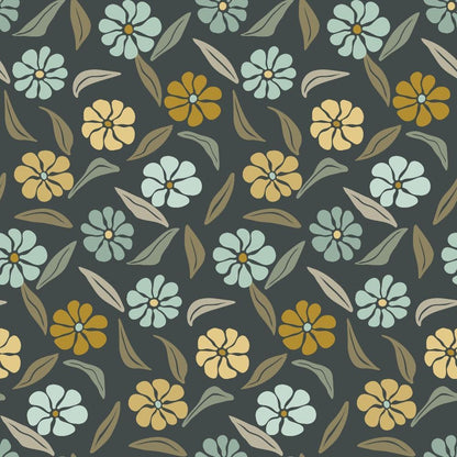 Retro Floral Pattern 8 Quilting Cotton Fabric